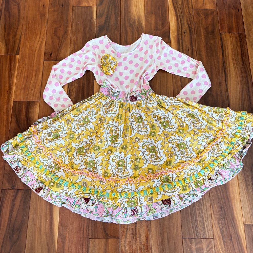 Gorgeous Mustard Pie size 12 dress